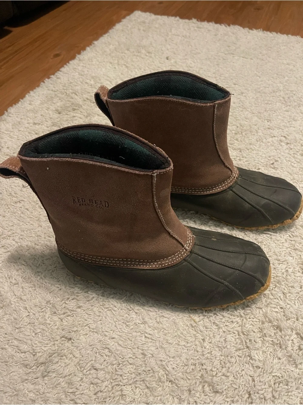 RedHead Brown and Black Short Waterproof Duck Boots